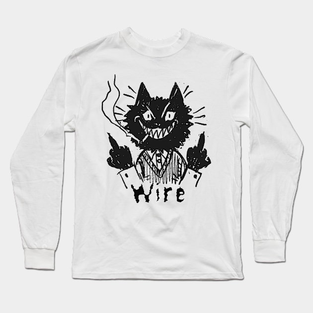 wire and the bad cat Long Sleeve T-Shirt by anto veteran